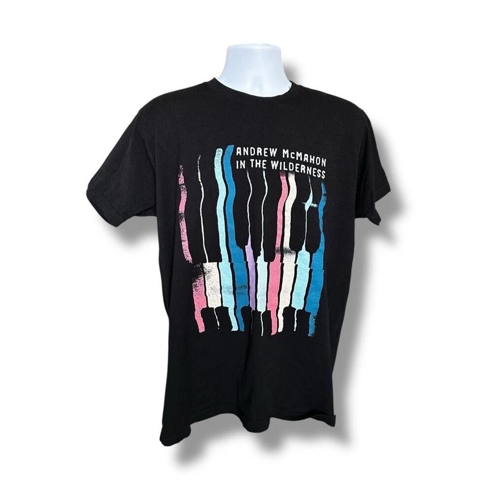 Andrew McMahon in the Wilderness Zombies in America Tour T-shirt Piano Large